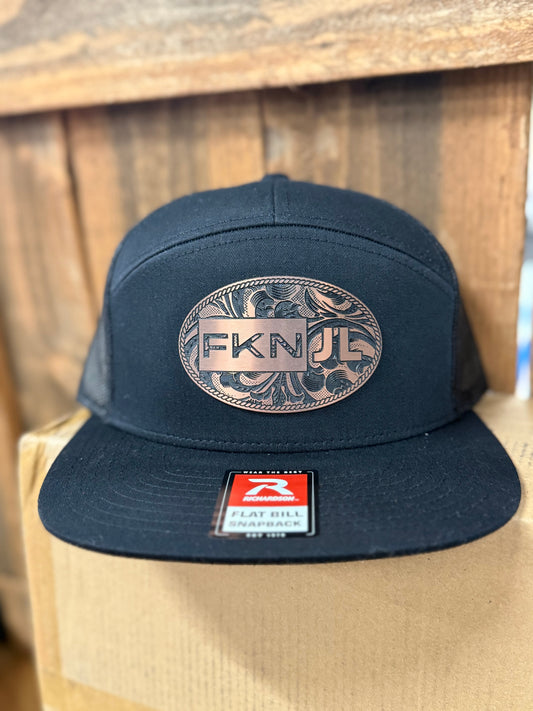 FKN JL Western Style Copper Patch Hat