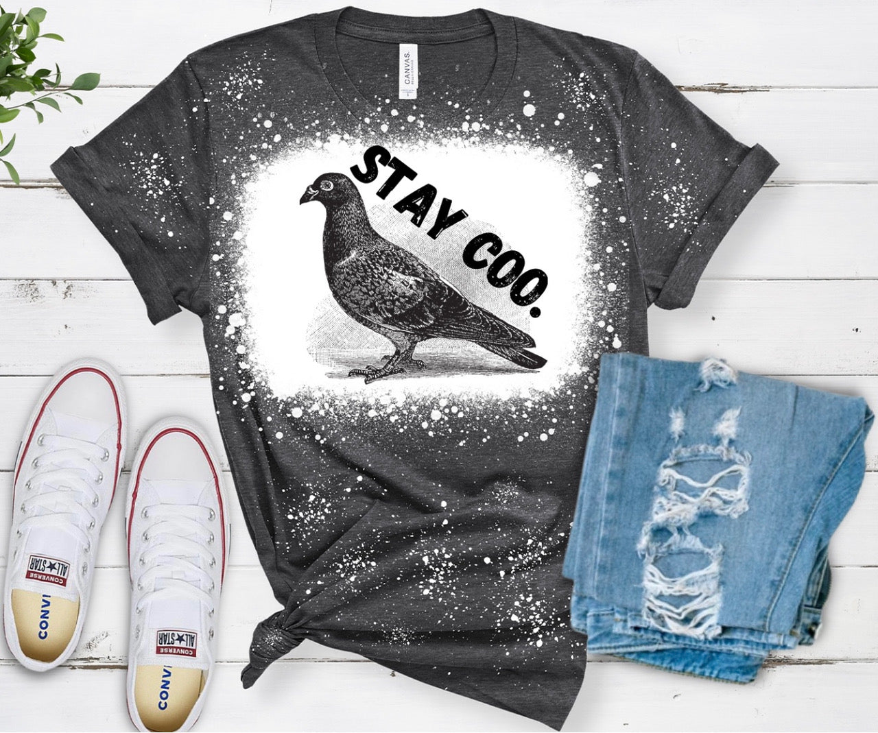 Stay Coo Bleached Graphic Tee